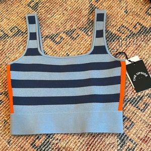 The Upside Borderline Tillie Crop *NWT